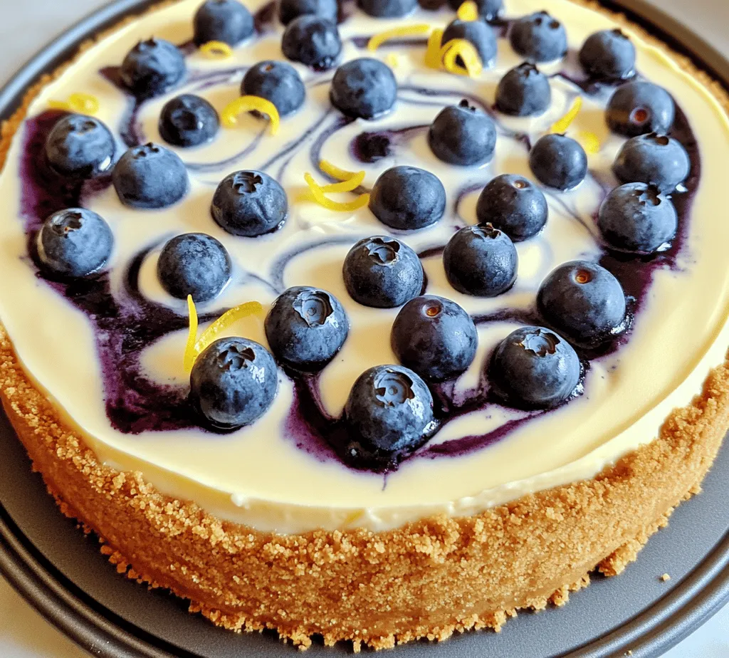 Blueberry cheesecake is a beloved classic dessert that combines the rich, creamy texture of cheesecake with the sweet, tart flavor of fresh blueberries. This combination not only makes for a visually stunning dish but also elevates the taste experience, as the blueberries provide a burst of flavor that perfectly complements the smoothness of the cheesecake. Whether served at a family gathering, special occasion, or simply enjoyed as a personal treat, blueberry cheesecake is sure to delight dessert lovers of all ages.