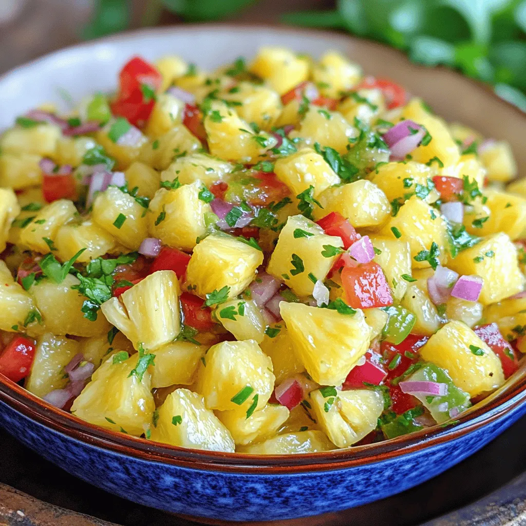 Spicy Pineapple Salsa Bold and Flavorful Recipe
