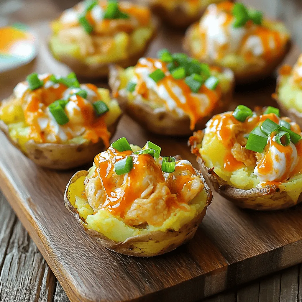 Buffalo Chicken Smashed Potato Cups: A Flavorful Twist on a Classic Comfort Food