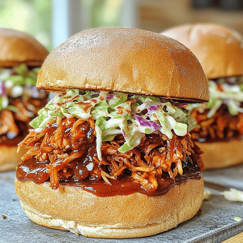 Vegan Jackfruit BBQ Sandwiches Easy and Flavorful Meal