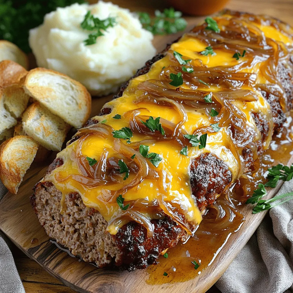 - 1 pound ground beef - 1/2 pound ground pork - 1 cup breadcrumbs - 1 cup shredded Swiss cheese