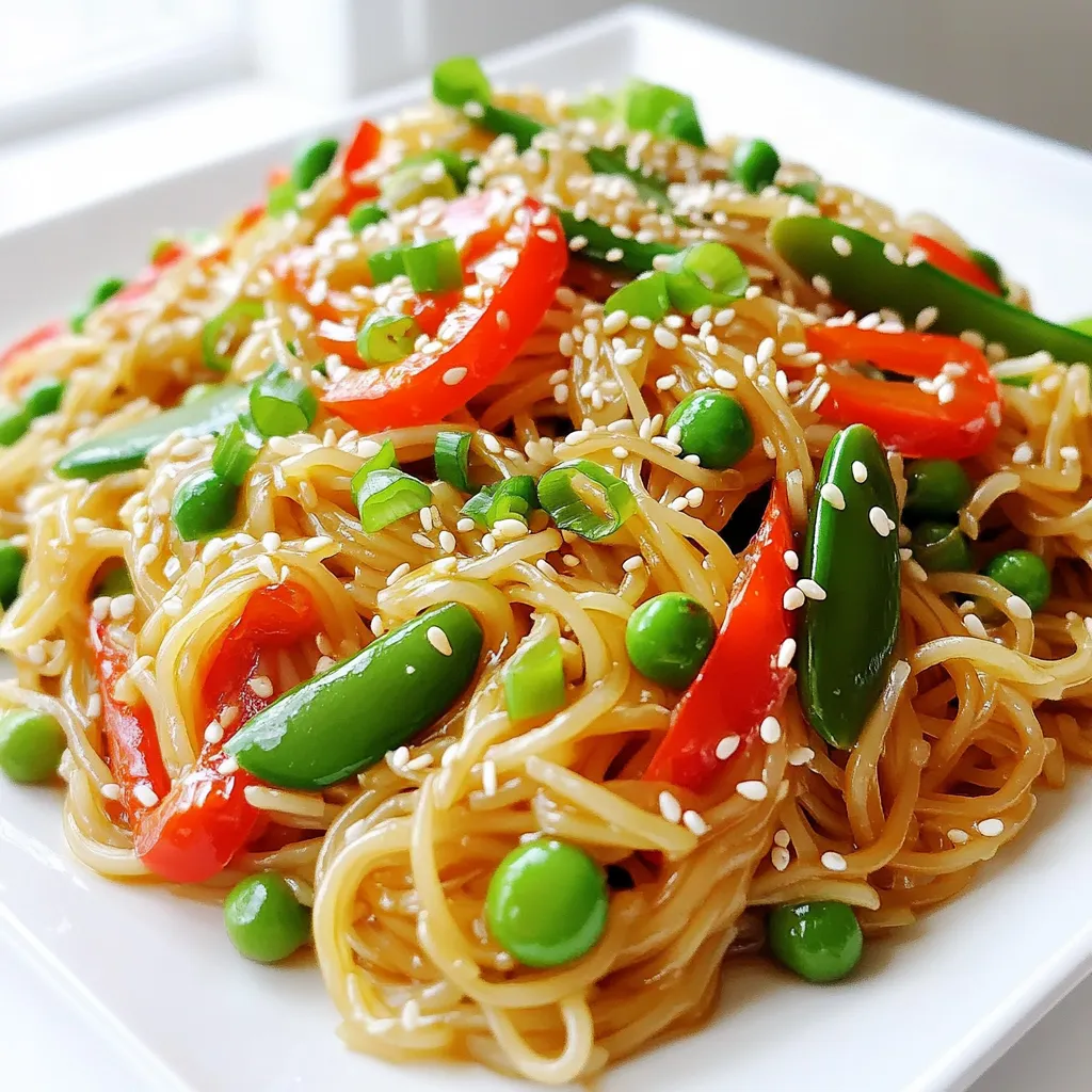 Sweet Garlic Chili Noodles Quick and Flavorful Dish
