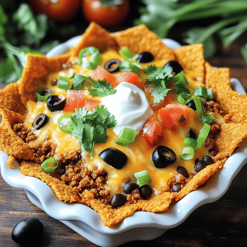 Crunchy Dorito Taco Pie: A Flavorful Delight