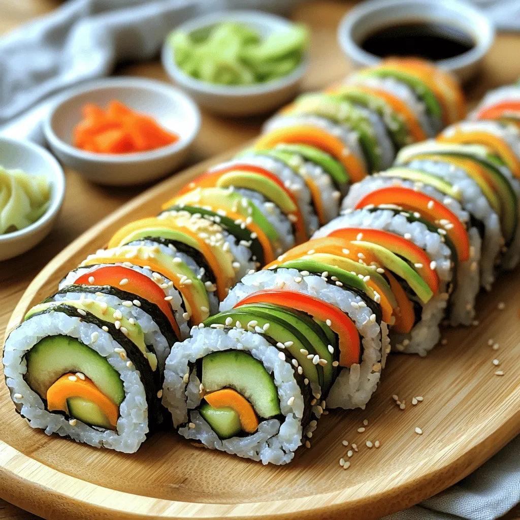 Easy Veggie Sushi Rolls Simple and Healthy Recipe