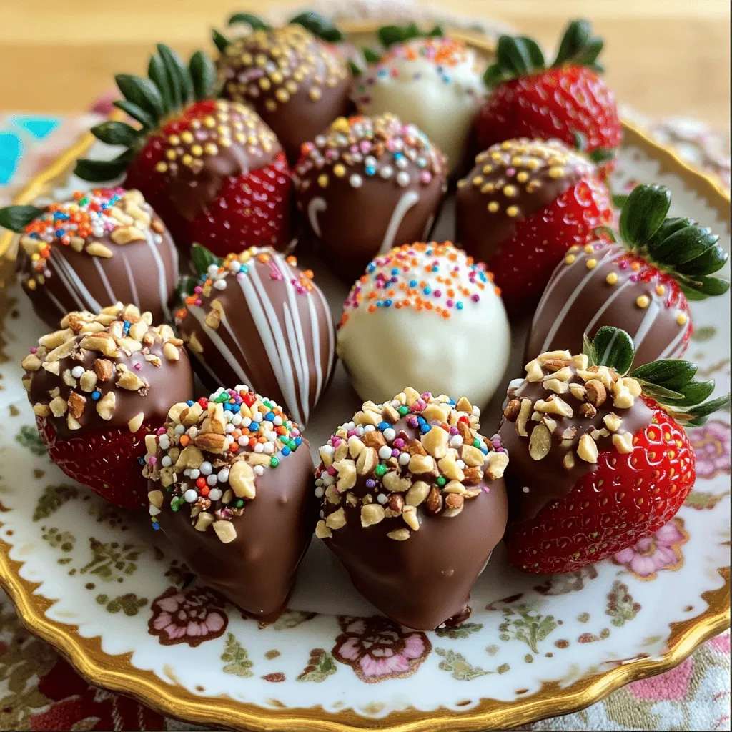 Chocolate Covered Strawberries A Flavorful Delight