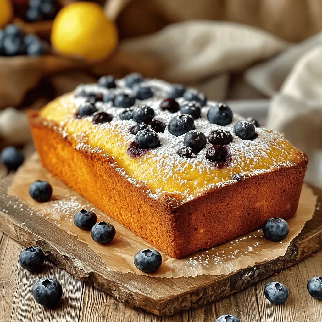 Lemon Blueberry Greek Yogurt Cake Delightful Recipe