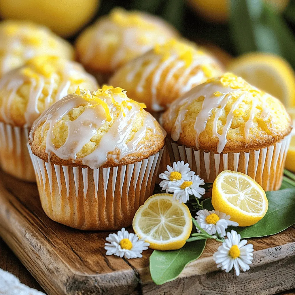 Lemon Cream Cheese Muffins Delightful Spring Treats