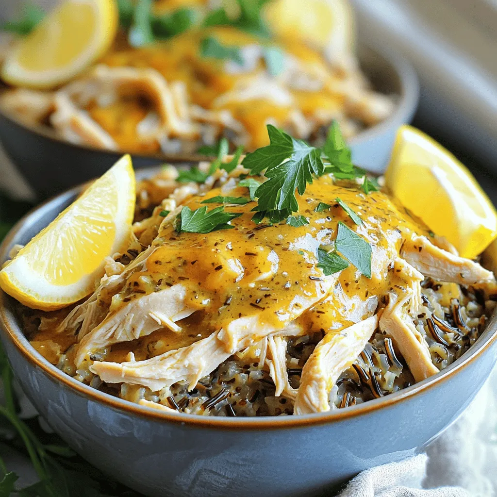 Crockpot Herb Butter Chicken and Wild Rice Delight