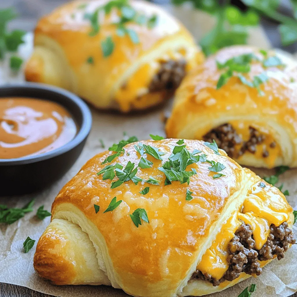 Garlic Parmesan Cheeseburger Bombs Delightful Snack Idea