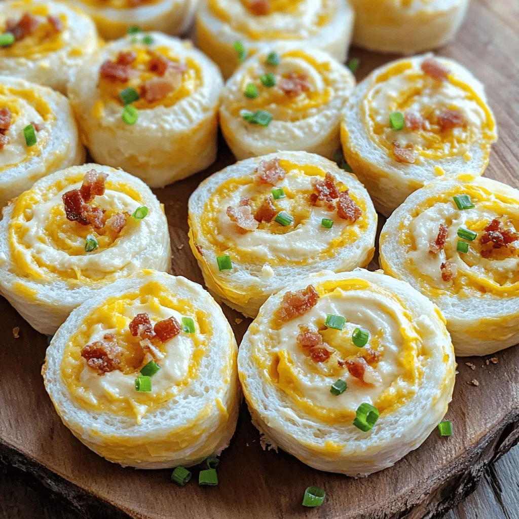Savory Bacon Cheddar Ranch Pinwheels for Parties