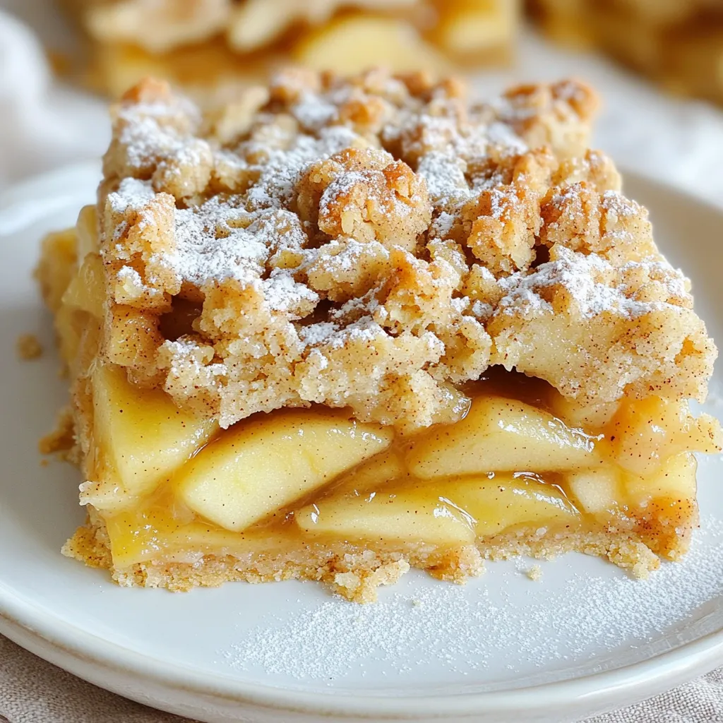 Cinnamon Apple Pie Bars Tasty and Simple Treat