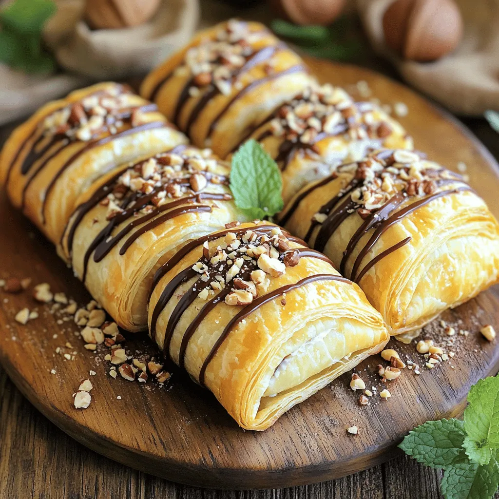 Nutella Rolls with Cream Cheese Delightful Treat