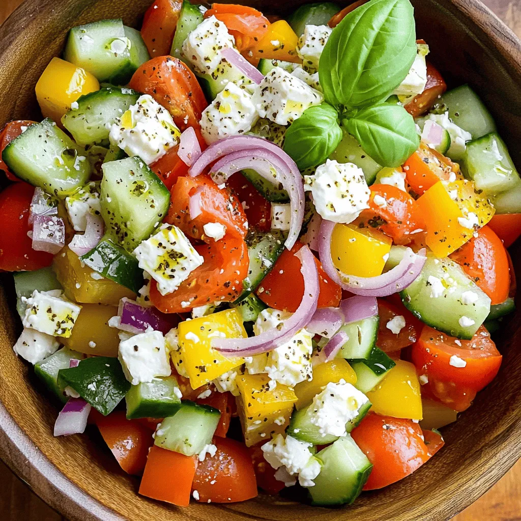 Easy Tomato Feta Salad Fresh and Flavorful Dish