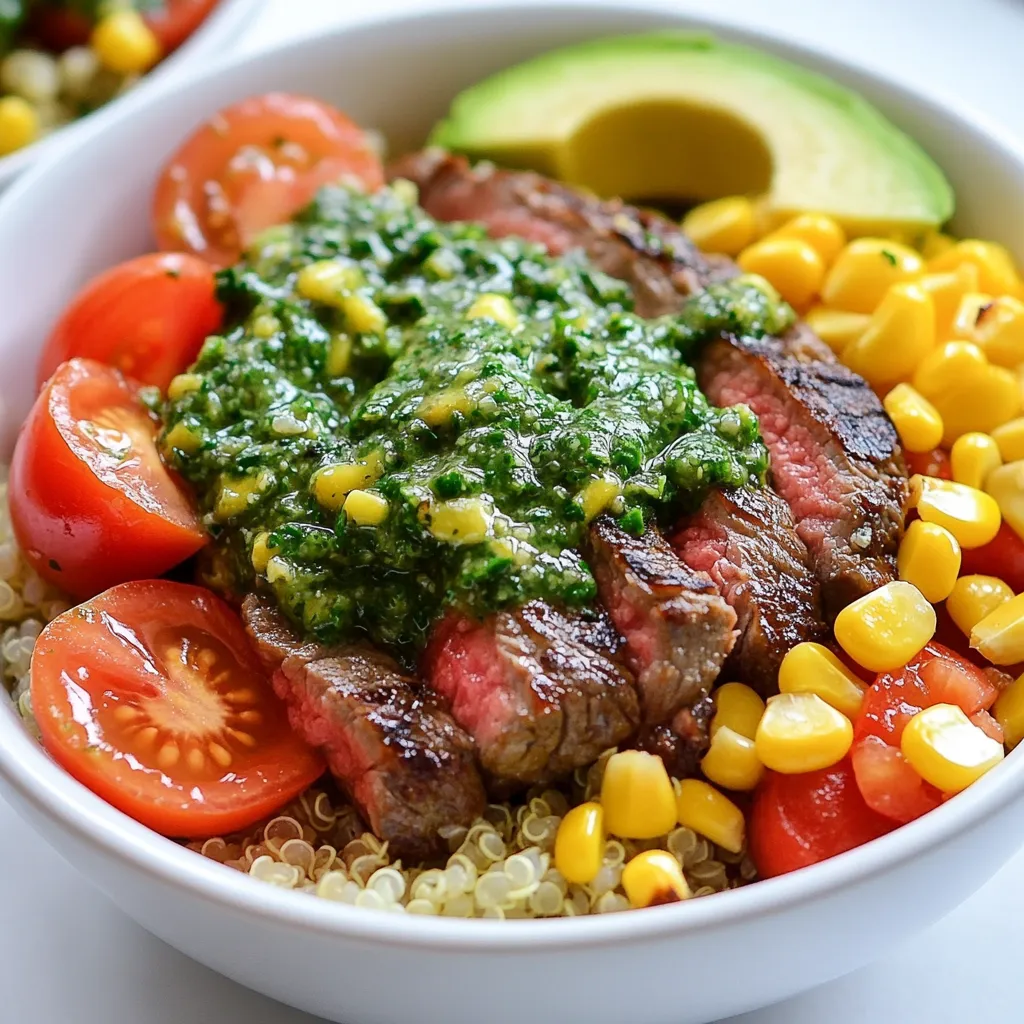Chimichurri Steak Bowls Flavorful and Healthy Meal