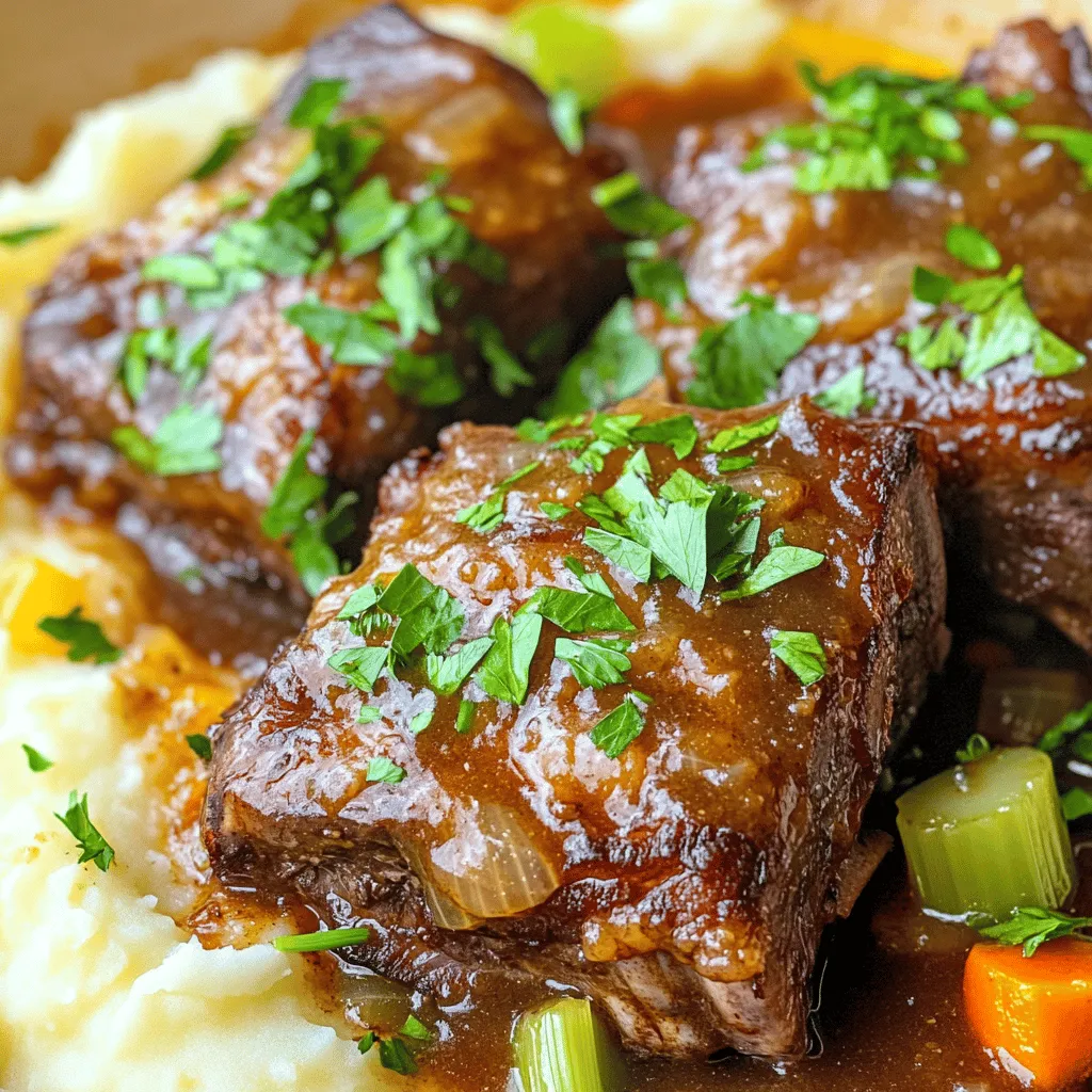 Crockpot Braised Short Ribs Flavorful and Easy Meal
