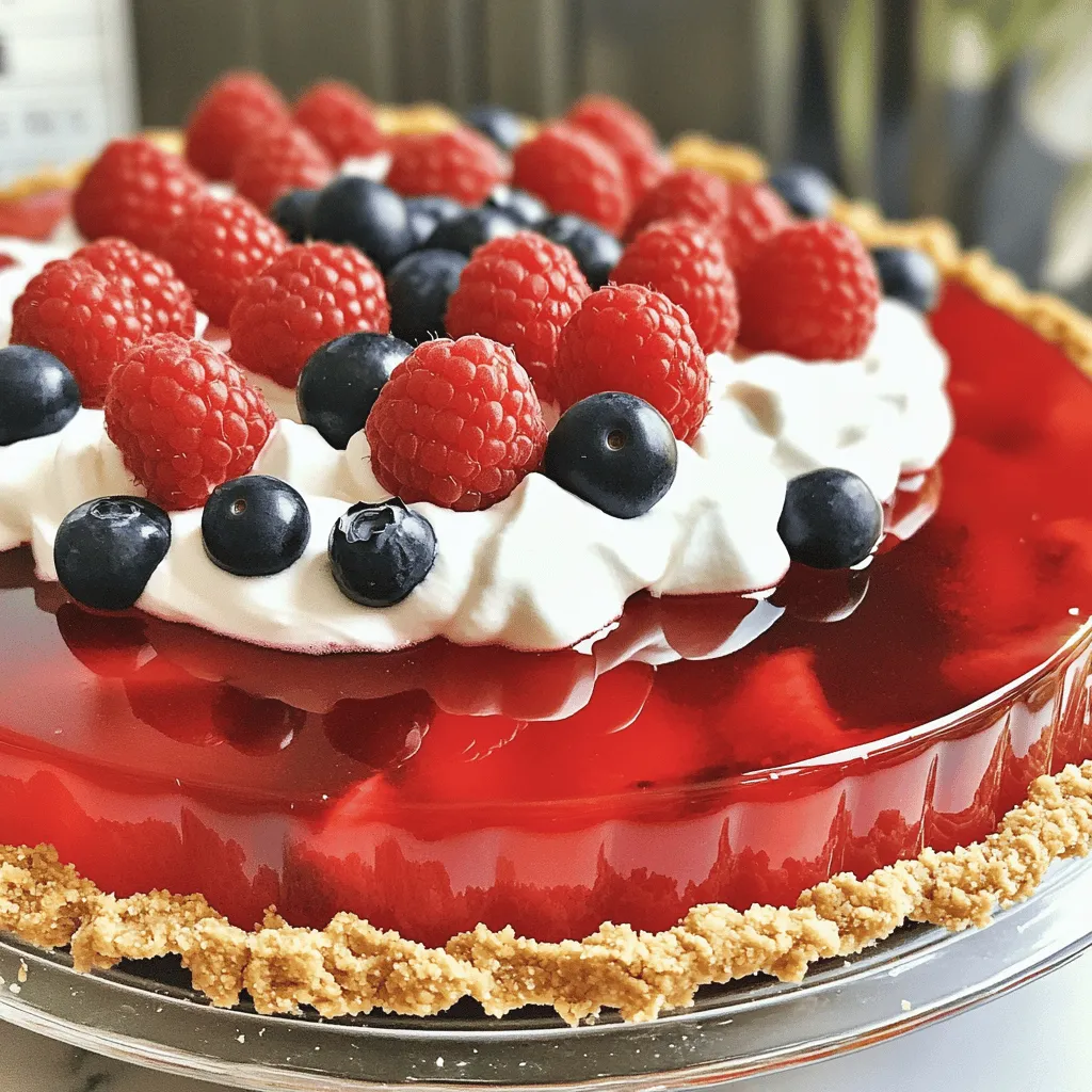 To create the Easter No Bake Jello Pie, you need a few simple ingredients. First, grab a pre-made graham cracker pie crust. This crust is easy and saves time. You can find it in most stores.