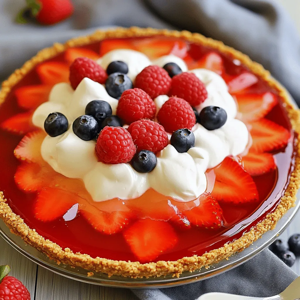 Easter No Bake Jello Pie Delightful and Colorful Treat