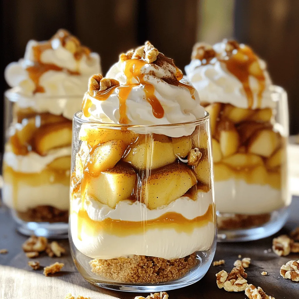 Caramel Apple Cheesecake Parfaits Delightful Recipe