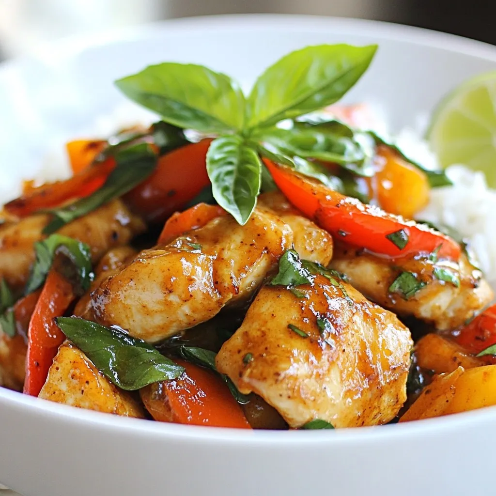 Thai Basil Chicken Flavorful and Simple Recipe Guide