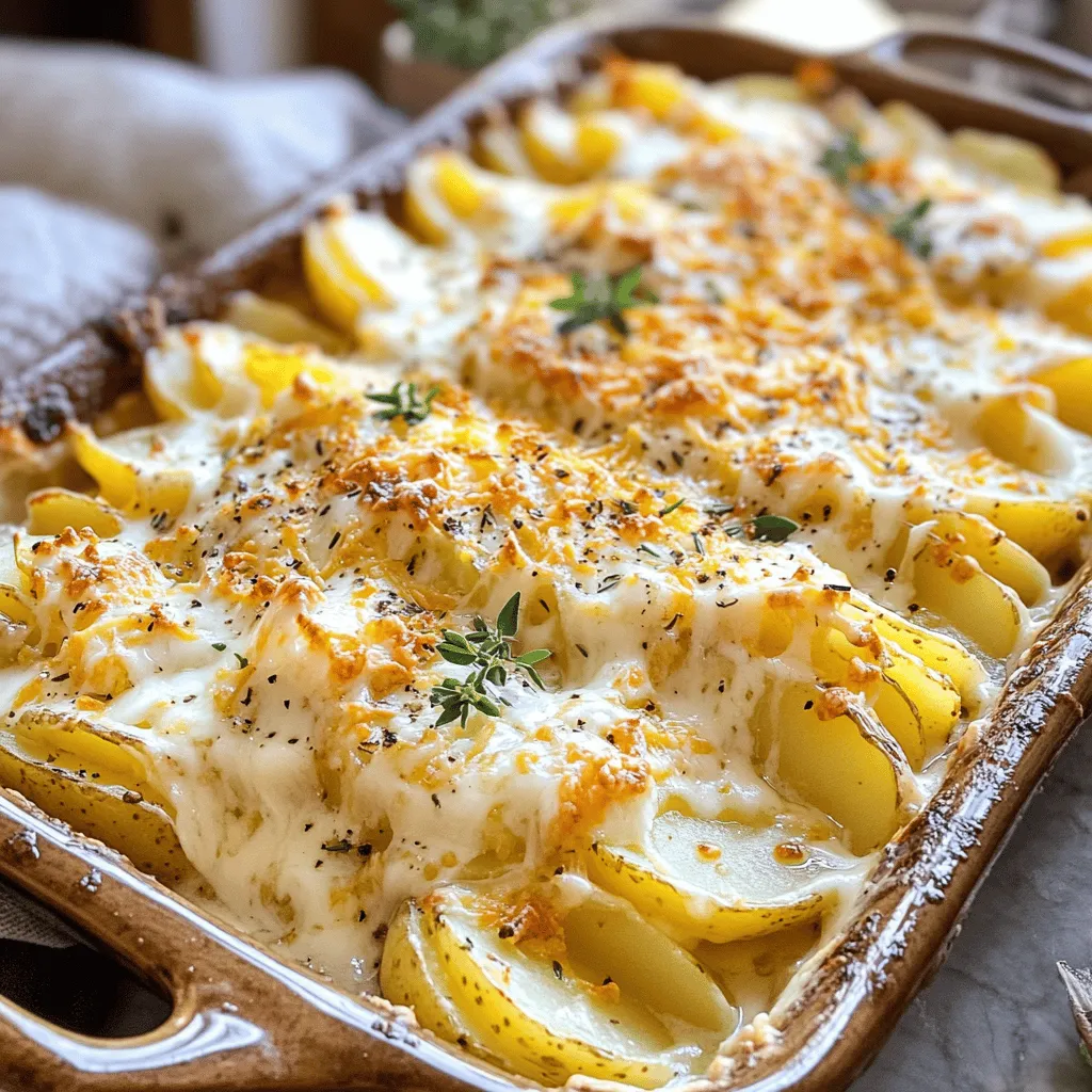 To make delicious Au Gratin Potatoes, you will need: