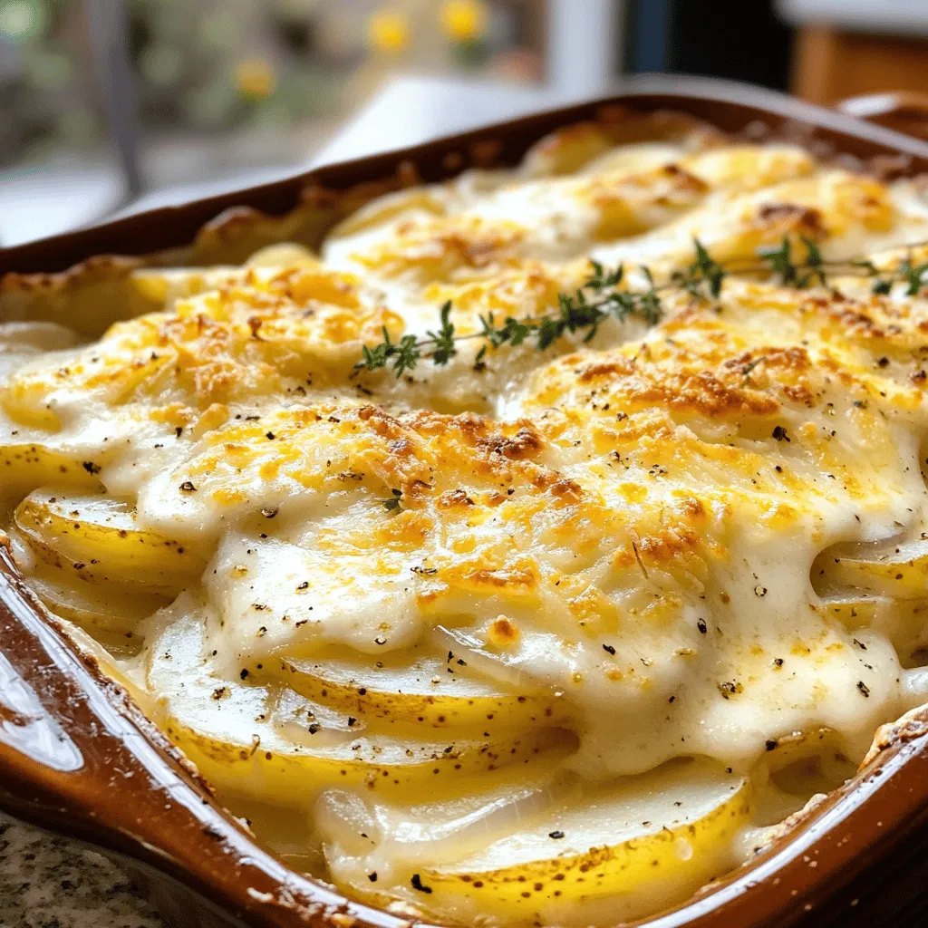 Au Gratin Potatoes Rich and Creamy Comfort Dish