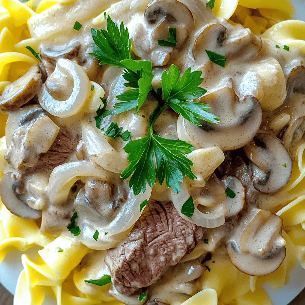 Hearty Beef Stroganoff Easy Comfort Meal Recipe