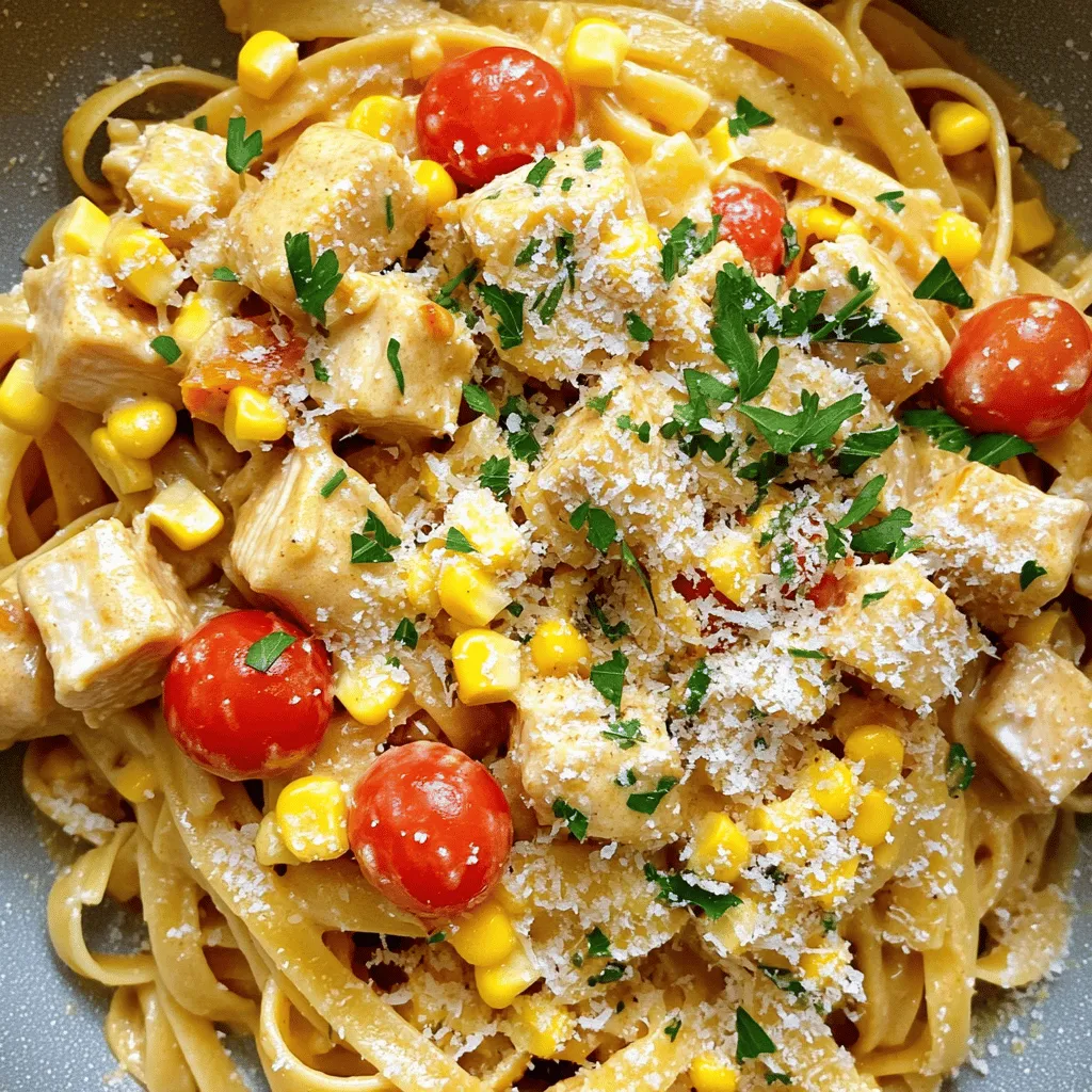 Creamy Cowboy Butter Chicken Linguine Comfort Dish