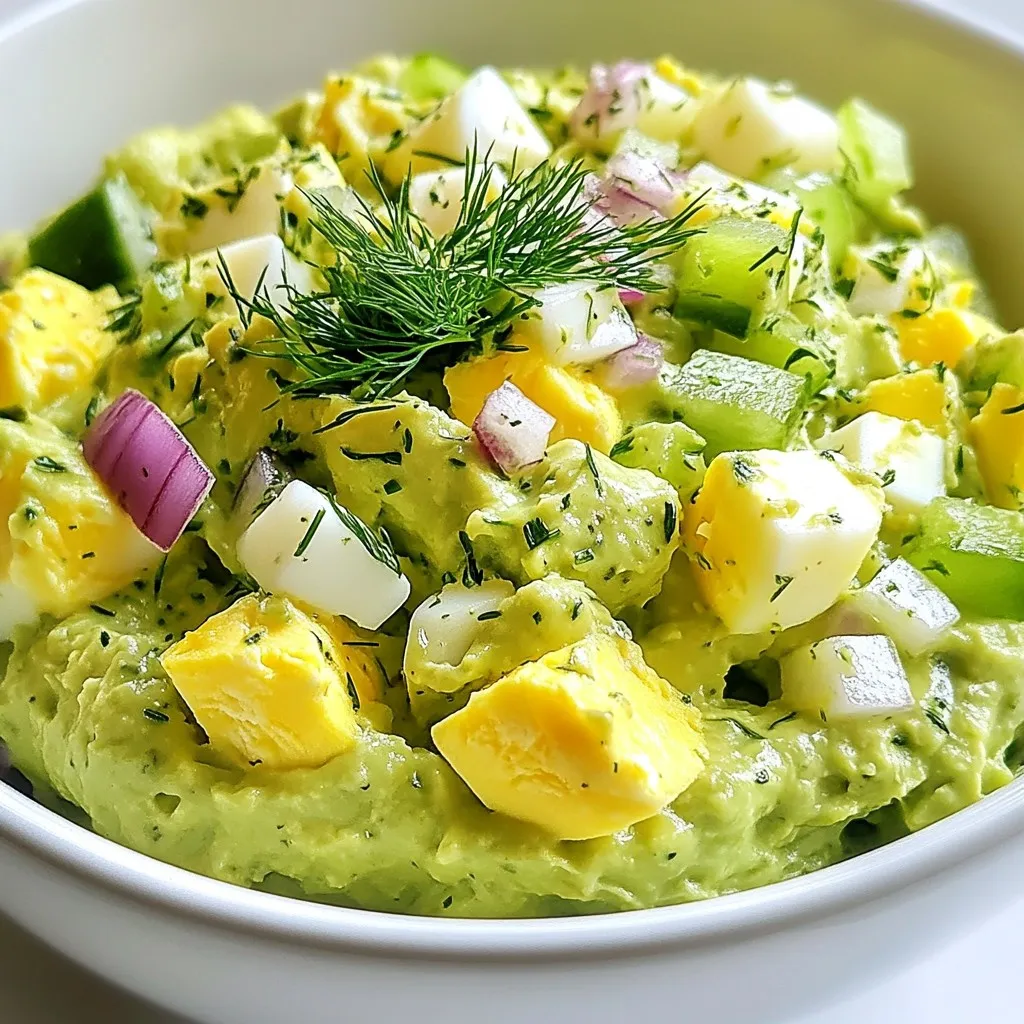 Avocado Egg Salad Hearty and Flavorful Recipe