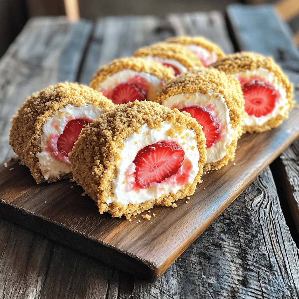 Easy Strawberry Cheesecake Rolls Recipe Smooth Delight