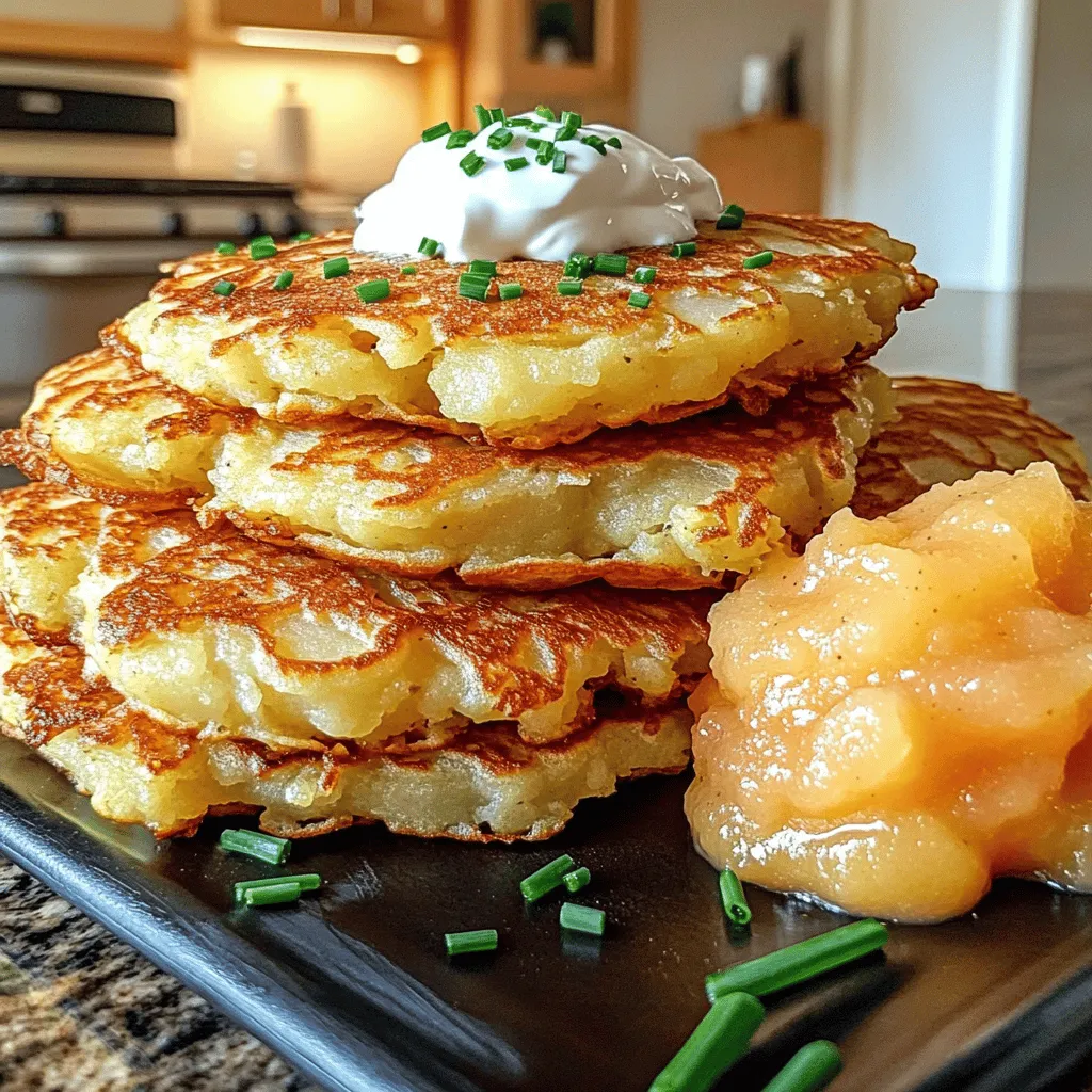 German Potato Pancakes Crispy and Easy to Make