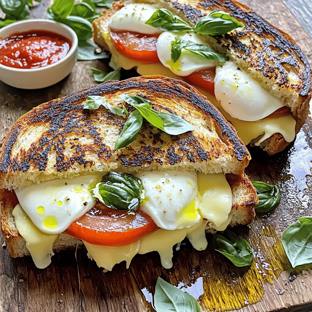 Italian Grilled Cheese Sandwiches Flavorful and Simple Recipe