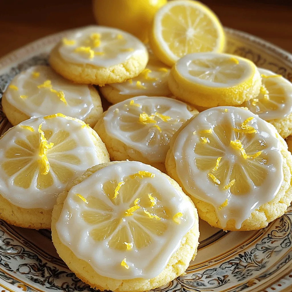 Glazed Lemon Sugar Cookies Delightful and Zesty Treat