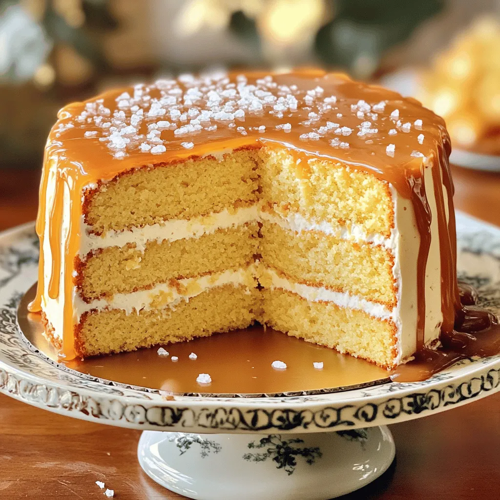 Salted Caramel Kentucky Butter Cake Delightful Dessert