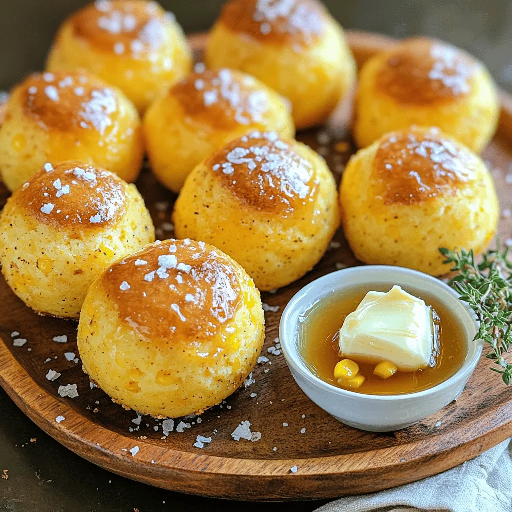 Southern-Style Honey Butter Cornbread Poppers Delight