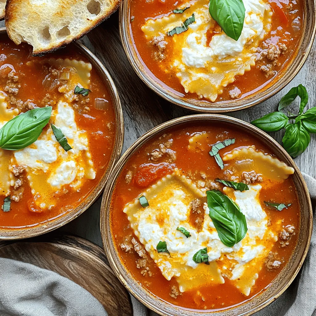 Instant Pot Lasagna Soup Flavorful and Easy Recipe