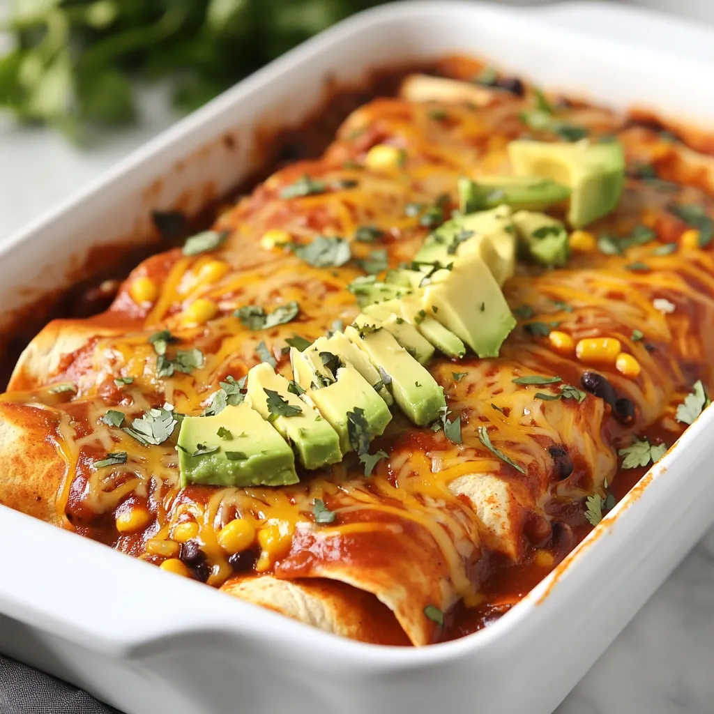 Bean and Cheese Enchiladas Quick and Easy Recipe