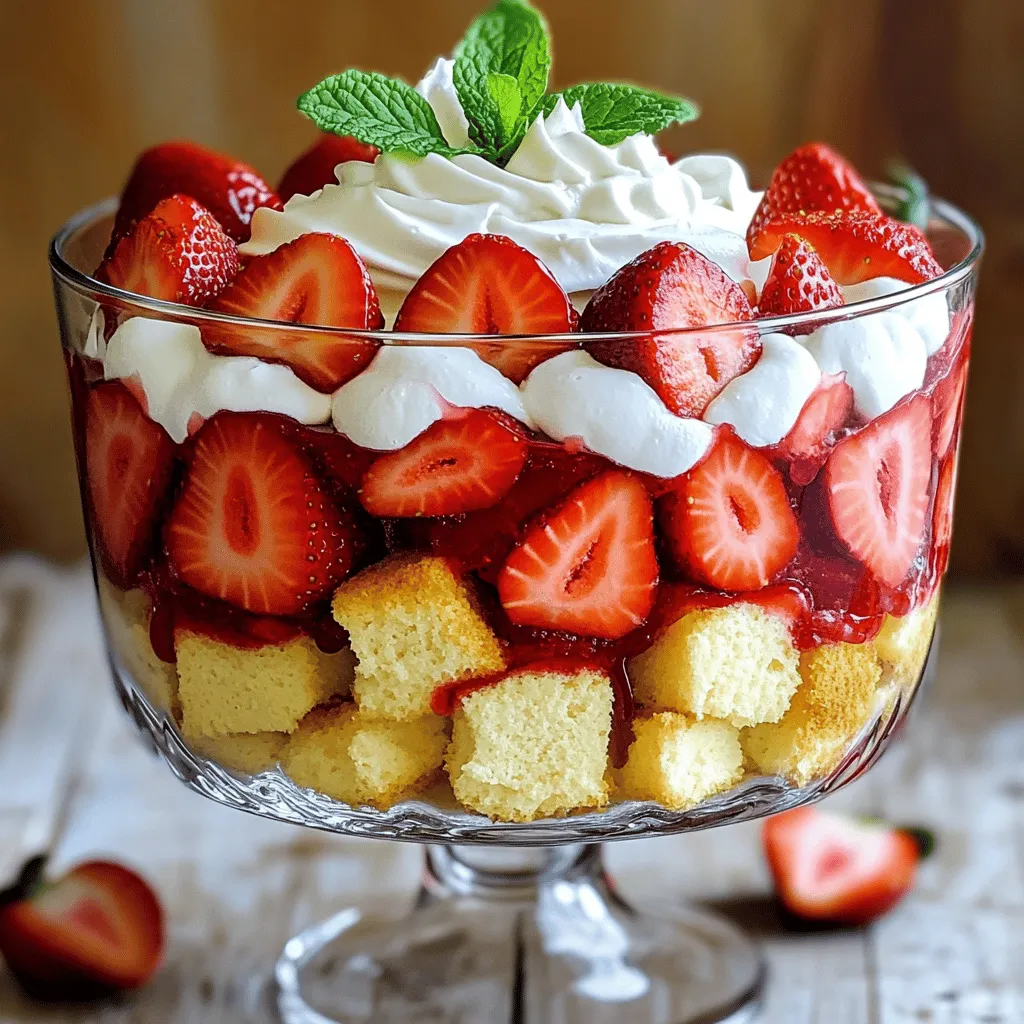 Strawberry Shortcake Trifle Delightful and Simple Treat