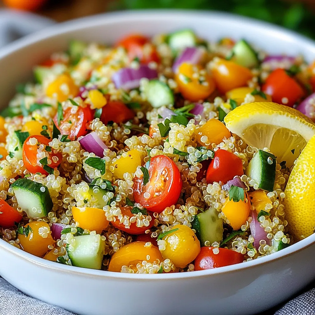 Lemon Herb Quinoa Salad Fresh and Flavorful Delight