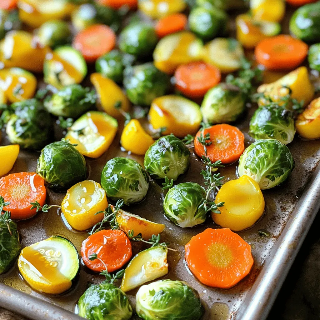 Maple Dijon Roasted Veggies Sheet Pan Delight