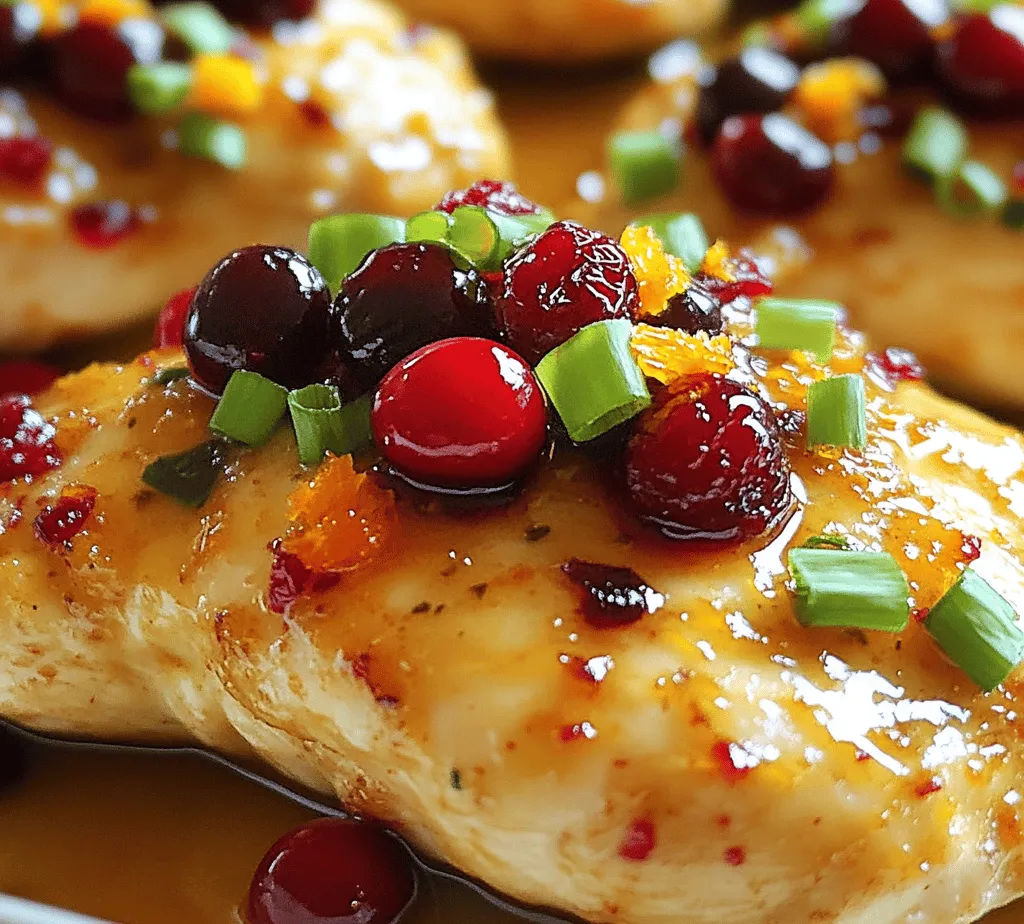 Cranberry Orange Chicken is a delightful culinary creation that brings together the tartness of fresh cranberries and the bright, zesty flavor of oranges. This dish is not only visually appealing with its vibrant colors but also rich in flavor, making it a perfect centerpiece for any meal. Whether you’re preparing a cozy weeknight dinner or hosting a festive gathering, Cranberry Orange Chicken fits seamlessly into any occasion. This recipe showcases the versatility of its ingredients, appealing to a wide range of palates while also boasting numerous health benefits.