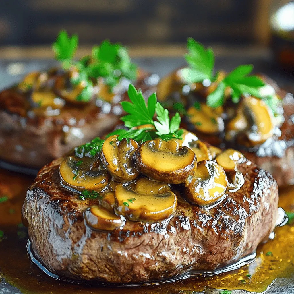 For the best Beef Tenderloin with Creamy Mushroom Sauce, gather these ingredients: