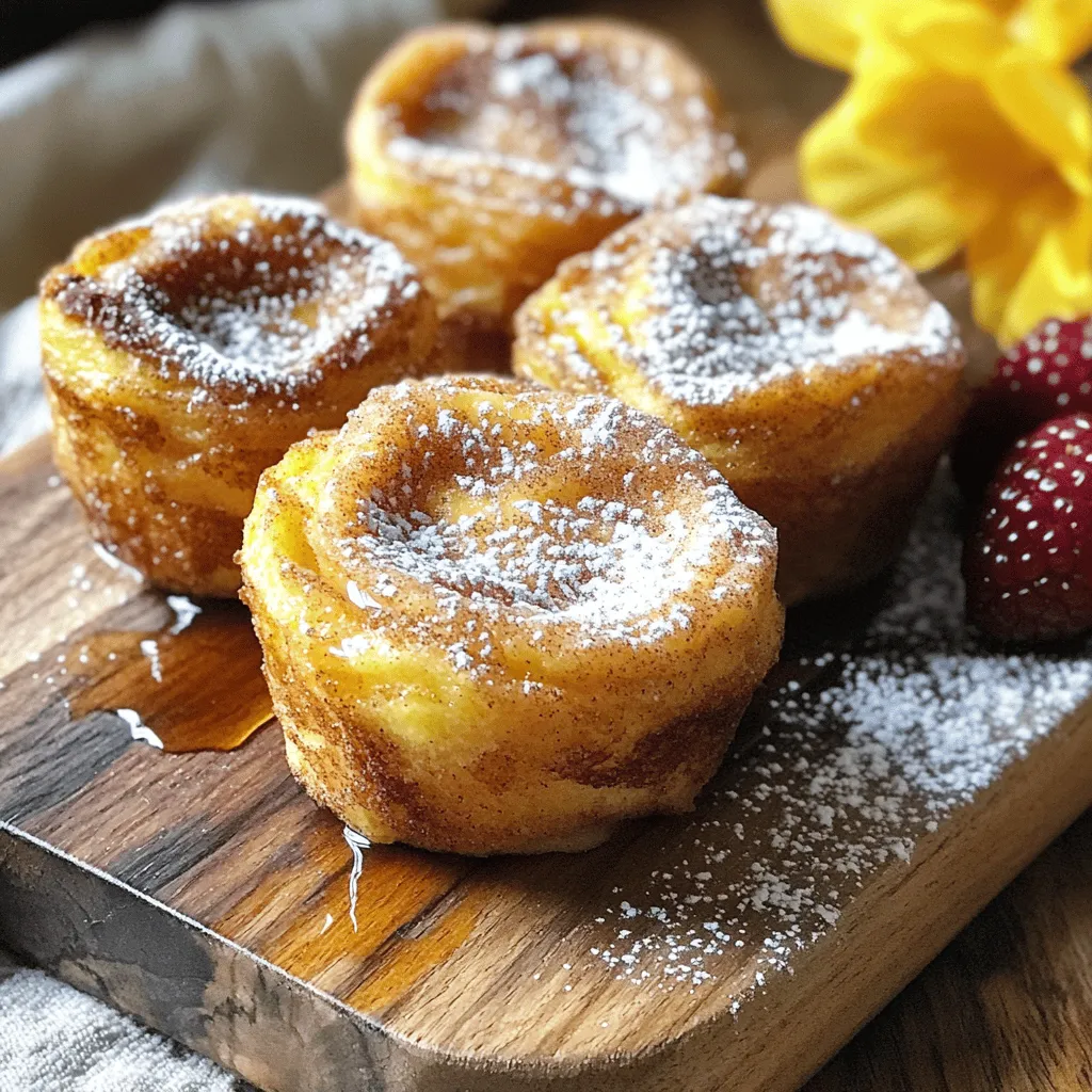 Easy Cinnamon Sugar French Toast Muffins Delight