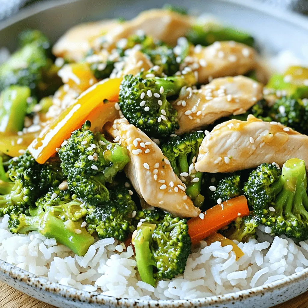 Easy Chicken and Broccoli Stir Fry Quick Dinner Recipe
