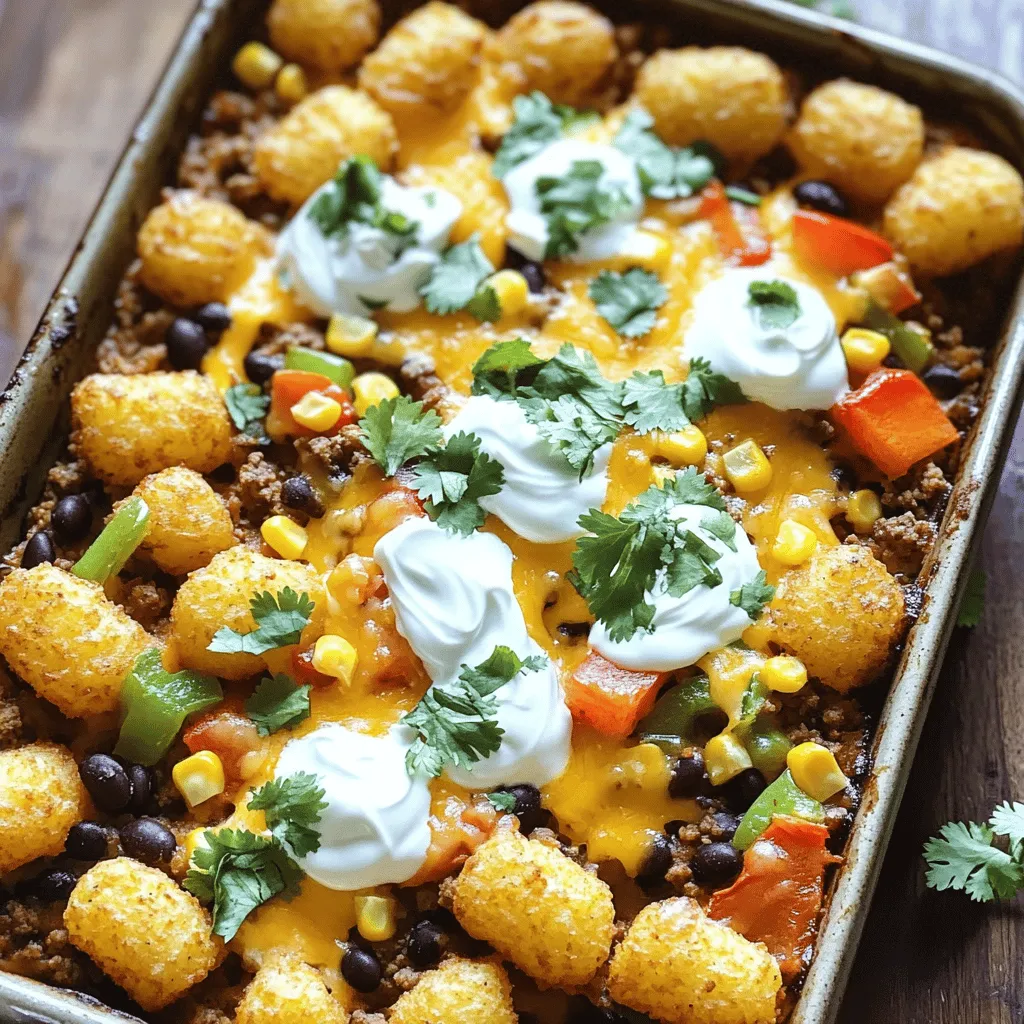 Cowboy Tater Tot Casserole: A Hearty Comfort Food Delight