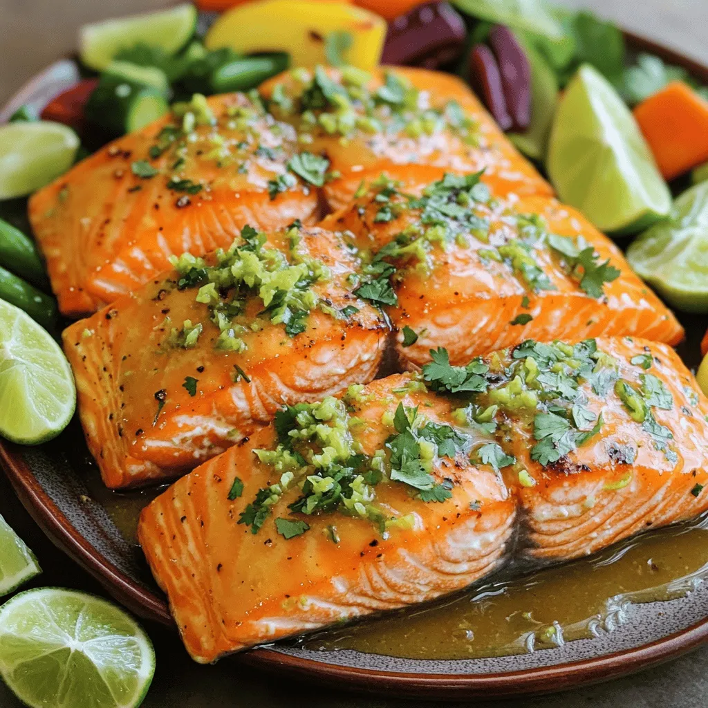 Honey-Lime Garlic Butter Baked Salmon Flavor Delight