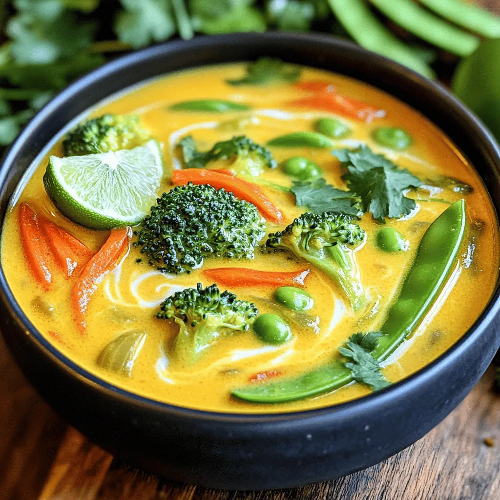 Thai Coconut Curry Soup Healthy and Flavorful Delight