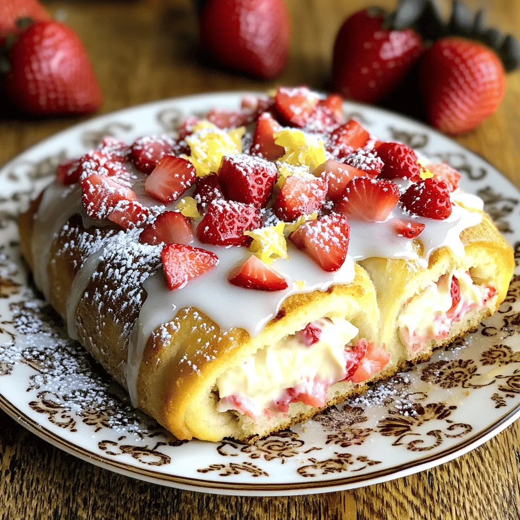 When making Strawberry Cheesecake Sweet Rolls, the right ingredients make all the difference. Here’s what you need: