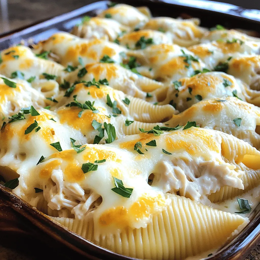 Chicken Alfredo Stuffed Shells Flavorful and Easy Meal