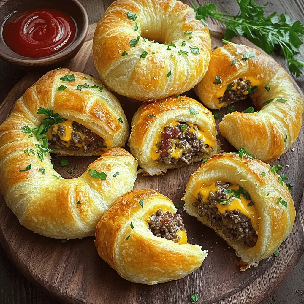 Easy garlic parmesan cheeseburger bombs are fun and tasty snacks. They are small, stuffed dough balls filled with beef and cheese. Each bite brings a burst of flavor. You can make these in just 30 minutes, making them perfect for busy nights.
