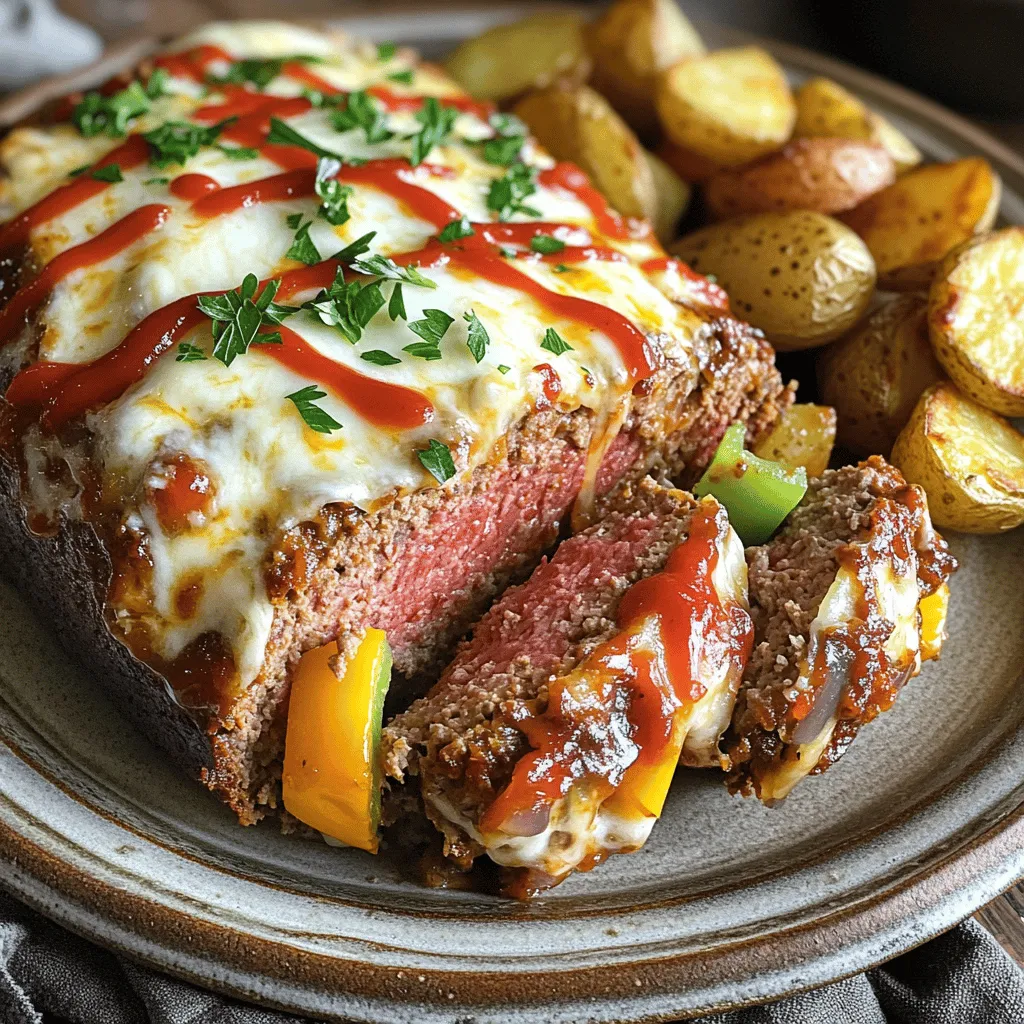 Savory Ultimate Philly Cheesesteak Meatloaf Recipe